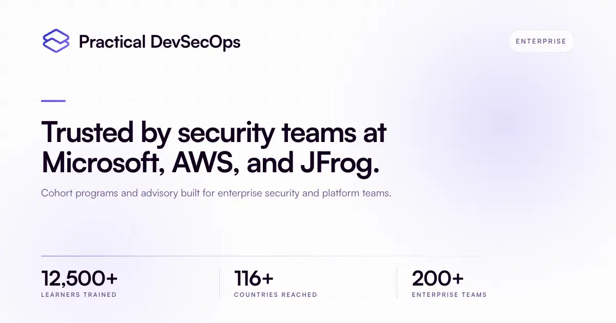 Enterprise - Practical DevSecOps