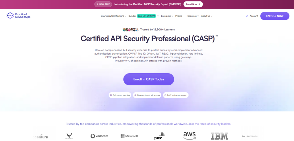 Certified API Security Professional (CASP) course
